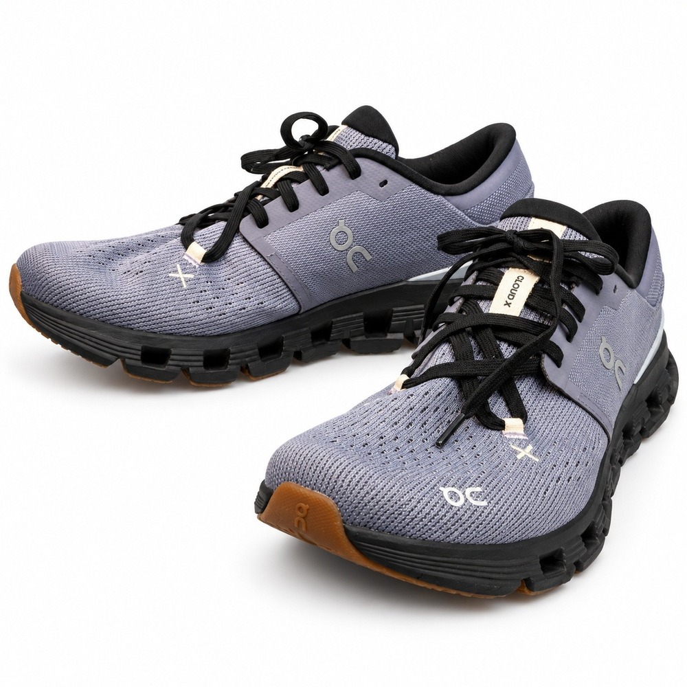On Cloud X Womens 11 Lavender Grey Mesh Running Shoes Athleisure Lightweight